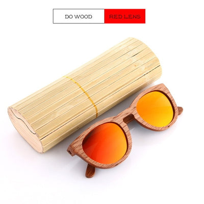 EZREAL Real Top Bamboo Wood Wooden Sunglasses Polarized Handmade Wood Mens Sunglass Sun glasses Men Gafas Oculos De Sol Madera