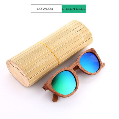 EZREAL Real Top Bamboo Wood Wooden Sunglasses Polarized Handmade Wood Mens Sunglass Sun glasses Men Gafas Oculos De Sol Madera