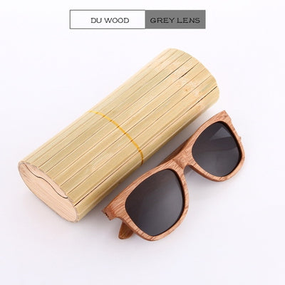 EZREAL Real Top Bamboo Wood Wooden Sunglasses Polarized Handmade Wood Mens Sunglass Sun glasses Men Gafas Oculos De Sol Madera