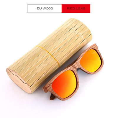 EZREAL Real Top Bamboo Wood Wooden Sunglasses Polarized Handmade Wood Mens Sunglass Sun glasses Men Gafas Oculos De Sol Madera